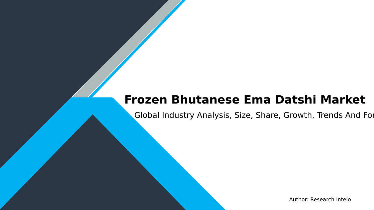 Frozen Bhutanese Ema Datshi Market Research Report 2033