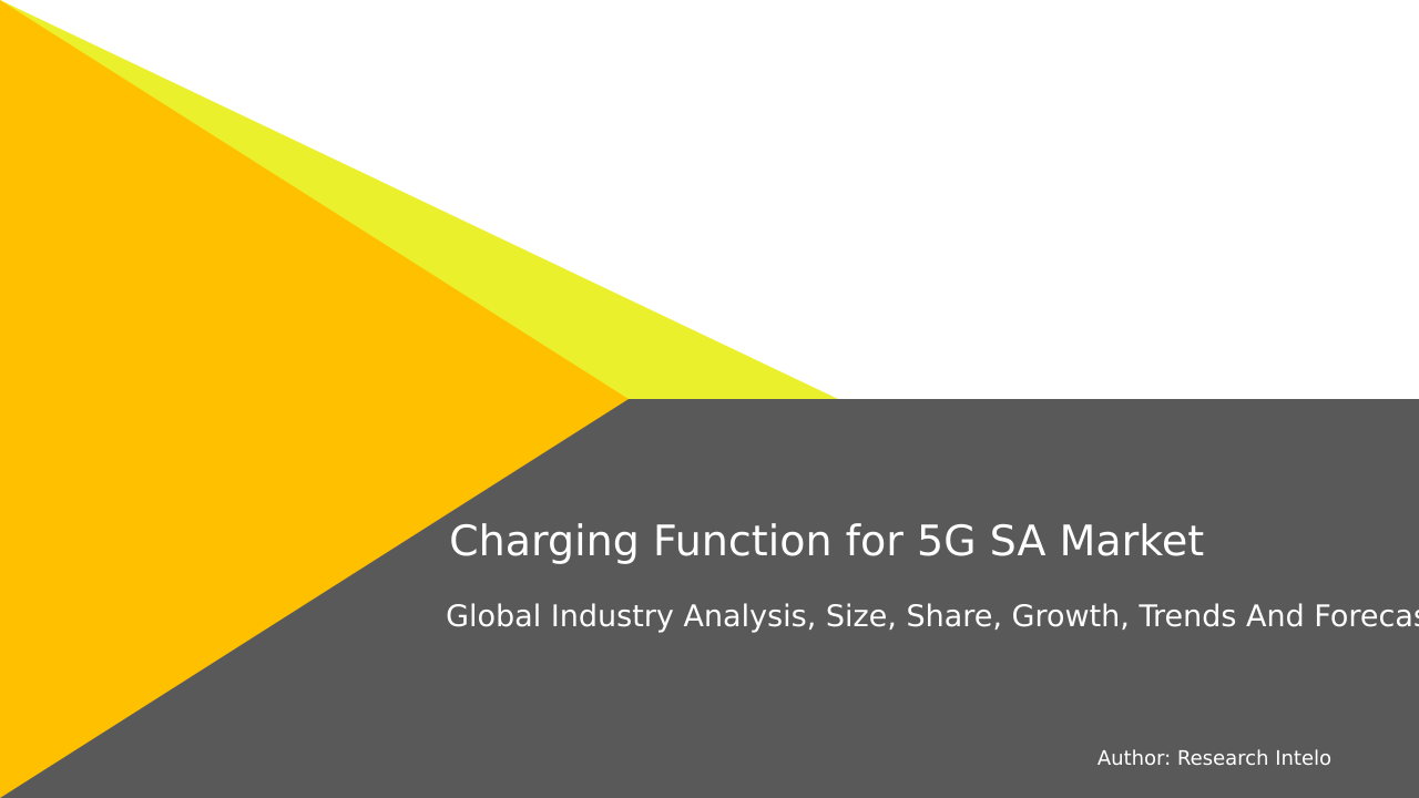Charging Function for 5G SA Market Research Report 2033