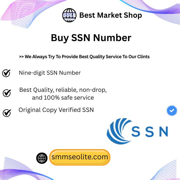 Buy SSN Number-100% Safe & Secure Services SSN & DL