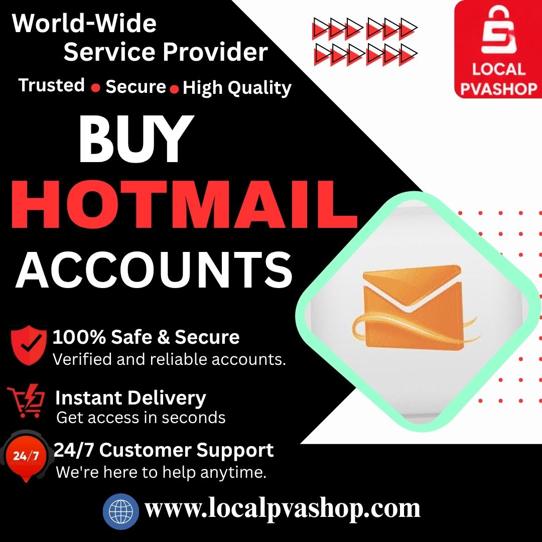 Buy Hotmail Accounts - 100% Verified & Aged Accounts Online